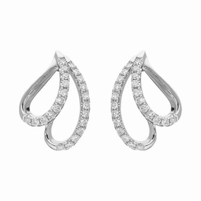 18ct White Gold 0.33ct Diamond Stud Earrings