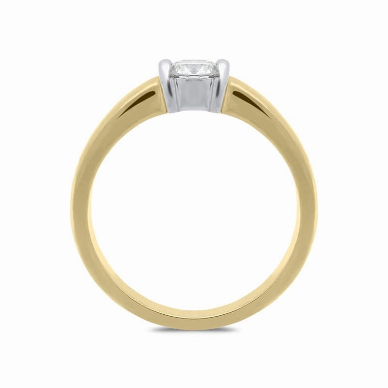 18ct Yellow Gold 0.35ct Diamond Solitaire Ring