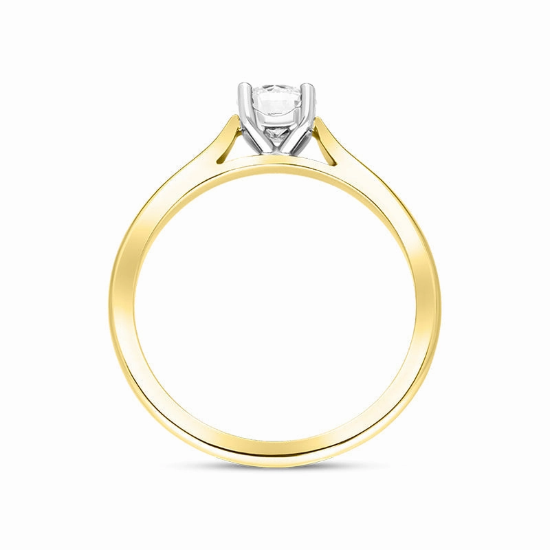 18ct Yellow Gold 0.70ct Diamond Round Brilliant Cut Solitaire Ring