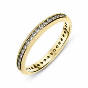 18ct Yellow Gold 0.72ct Diamond Channel Set Eternity Ring