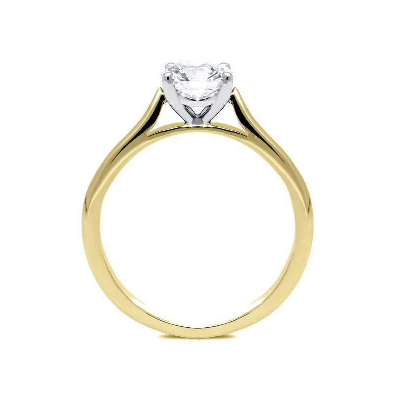 18ct Yellow Gold 0.73ct Diamond Solitaire Ring
