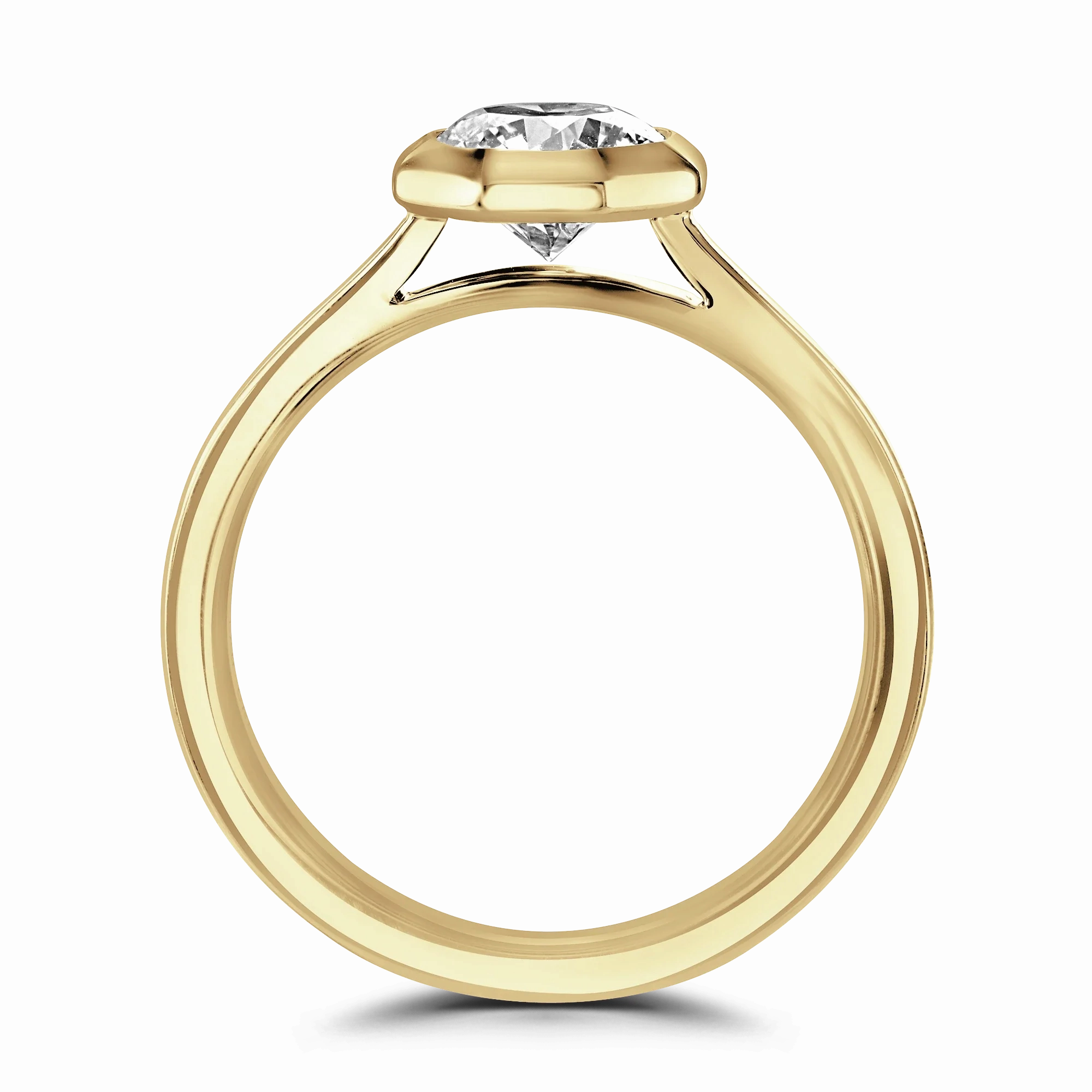 18ct Yellow Gold 2ct Lab Grown Diamond Ring