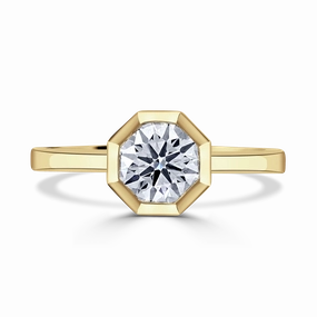18ct Yellow Gold 2ct Lab Grown Diamond Ring