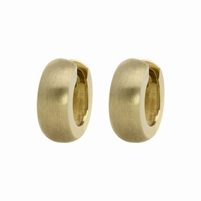 18ct Yellow Gold Chunky Hoop Earrings