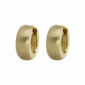 18ct Yellow Gold Chunky Hoop Earrings