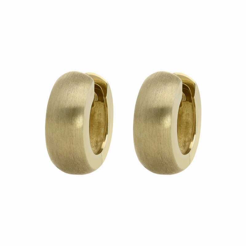 18ct Yellow Gold Chunky Hoop Earrings