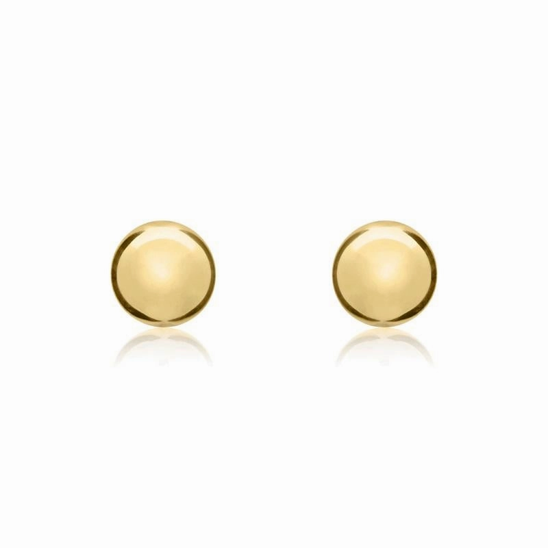 9ct Yellow Gold 5mm Ball Stud Earrings