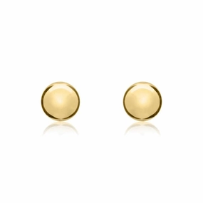 9ct Yellow Gold 5mm Ball Stud Earrings