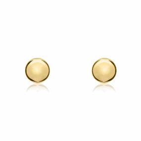 9ct Yellow Gold 6mm Ball Stud Earrings