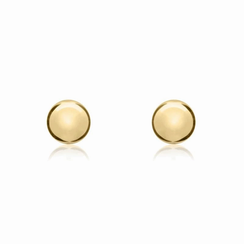 9ct Yellow Gold 7mm Ball Stud Earrings