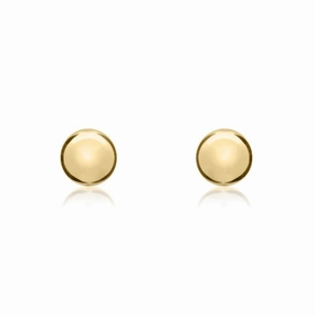 9ct Yellow Gold 7mm Ball Stud Earrings