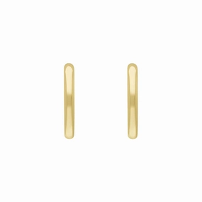 9ct Yellow Gold Round Hoop Earrings