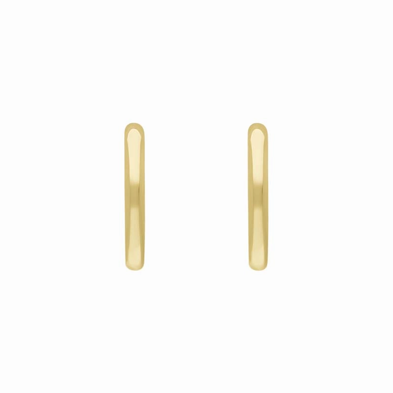 9ct Yellow Gold Round Hoop Earrings