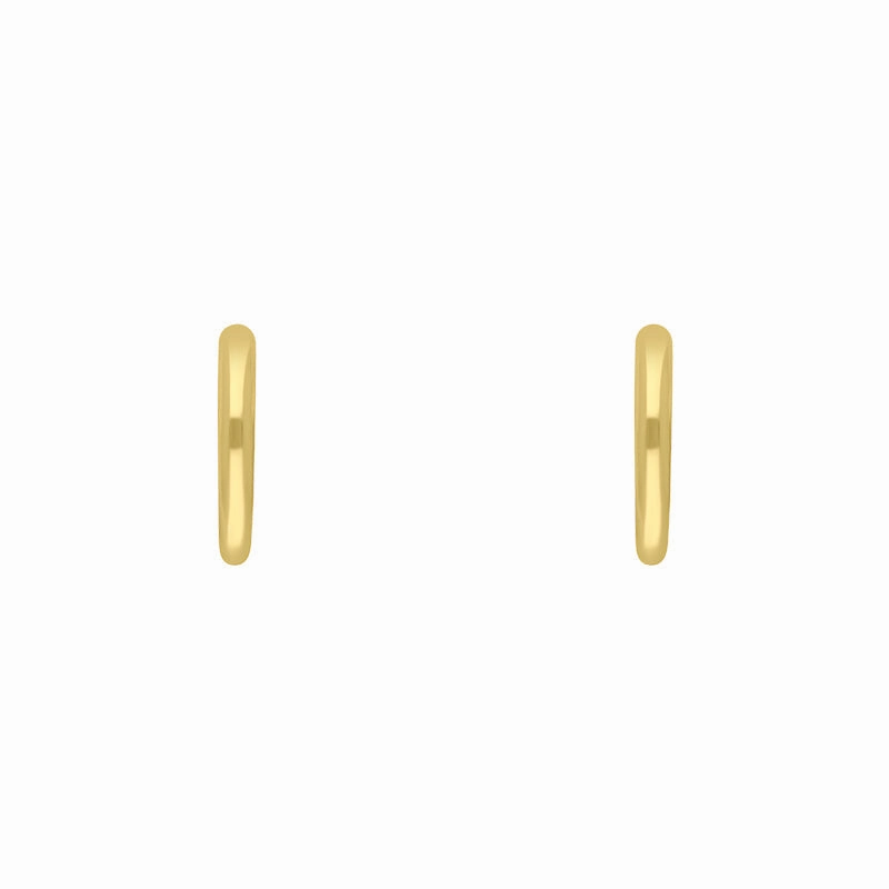 9ct Yellow Gold Round Hoop Earrings