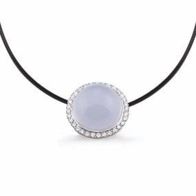 Al Coro Necklace Amici Chalcedony And Diamond