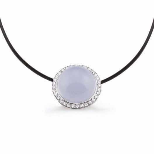 Al Coro Necklace Amici Chalcedony And Diamond