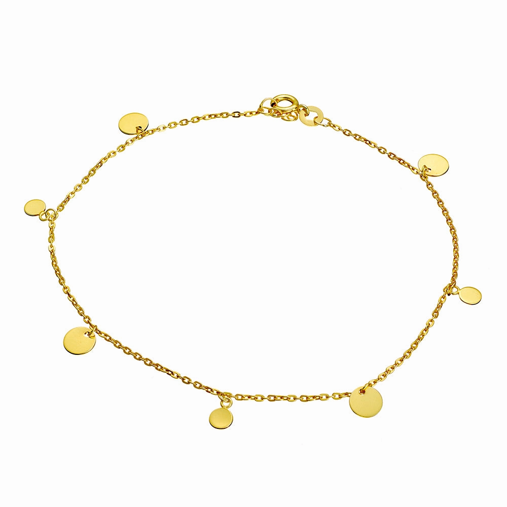 Anklet - Multi Disc Charms