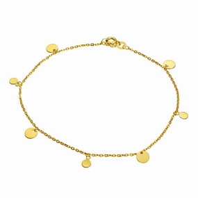 Anklet - Multi Disc Charms