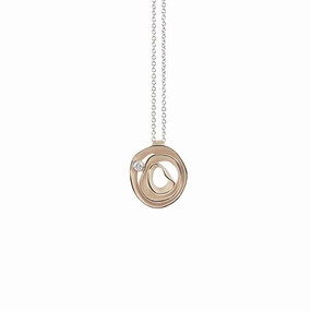 Annamaria Cammilli 18ct Natural Beige Gold & Diamond Dune Series Necklace