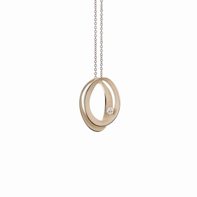 Annamaria Cammilli 18ct Natural Beige Gold & Diamond Dune Series Necklace
