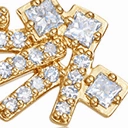 Astley Clarke Comet Flare 14ct Yellow Gold 0.28ct Diamond Stud Earrings