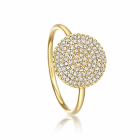 Astley Clarke Icon 14ct Yellow Gold 0.30ct Diamond Ring
