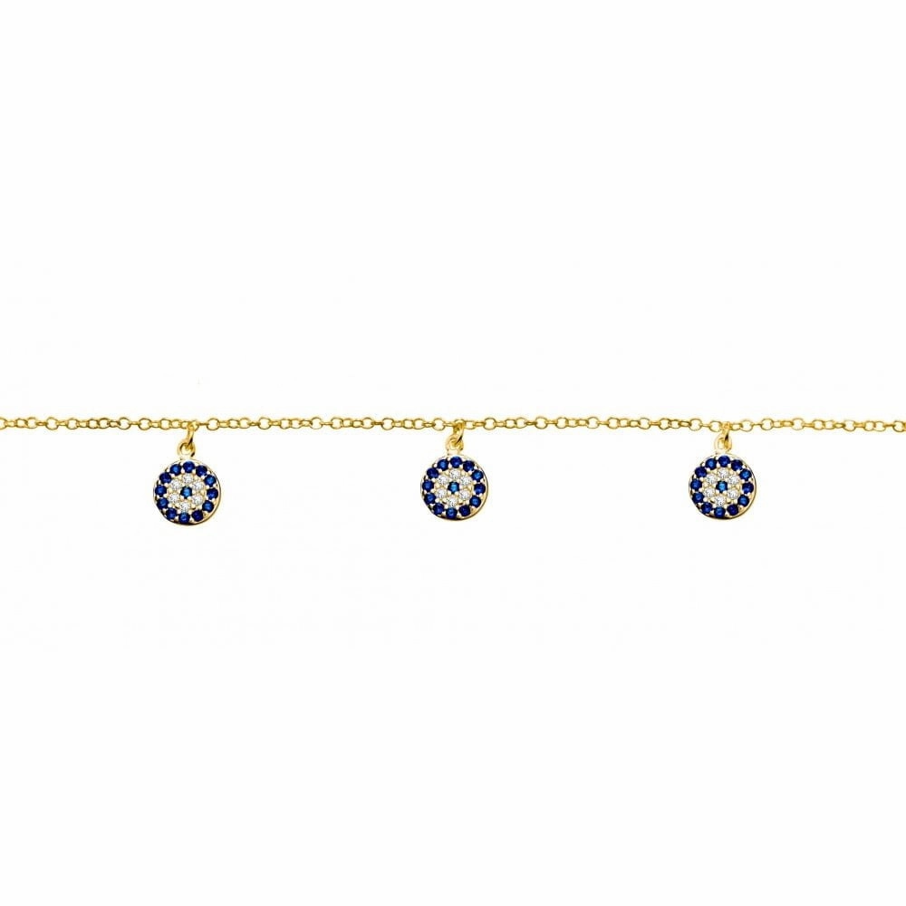 Bracelet -  CZ Evil Eye