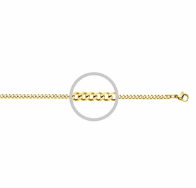 Chain- 3mm Stainless Steel YGP Curb Chain (2 Sizes)