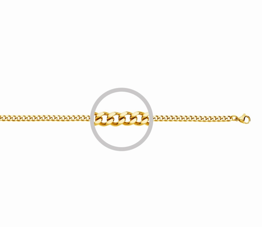 Chain- 4.5mm Stainless Steel Curb Link (variety colours & sizes)