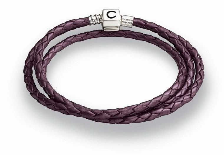 Chamilia Bracelet Plum Braided