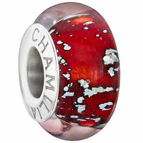 Chamilia Charm Be Merry Red