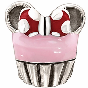 Chamilia Charm Disney Minnie Cupcake Silver