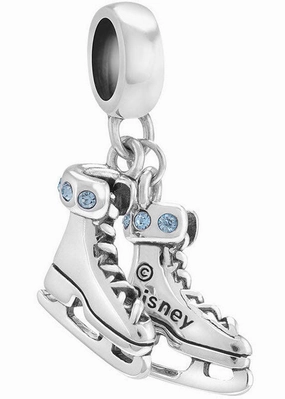 Chamilia Charm Disney Sister Skates Silver