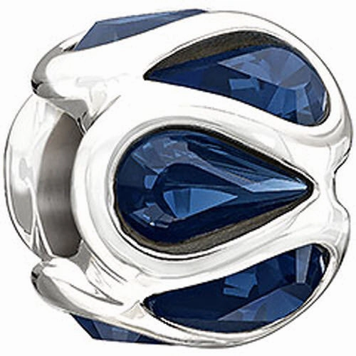 Chamilia Charm Embrace Blue Swarovski Silver