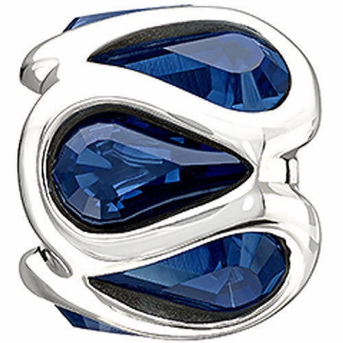 Chamilia Charm Embrace Blue Swarovski Silver