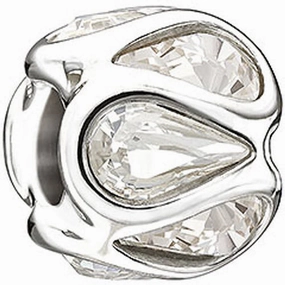Chamilia Charm Embrace Clear Swarovski Silver