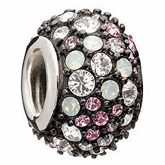 Chamilia Charm Jewelled Kaleidoscope Pink & Black