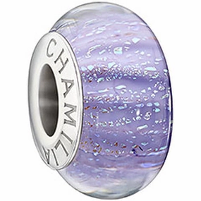 Chamilia Charm Lavender Murano Glass