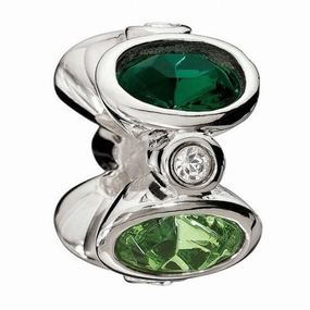 Chamilia Charm Majestic Ovals Green