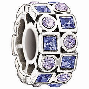 Chamilia Charm Stepping Stones Lavender