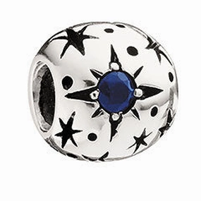 Chamilia Sterling Silver Blue Crystals Dreams Really Do Come True Charm D