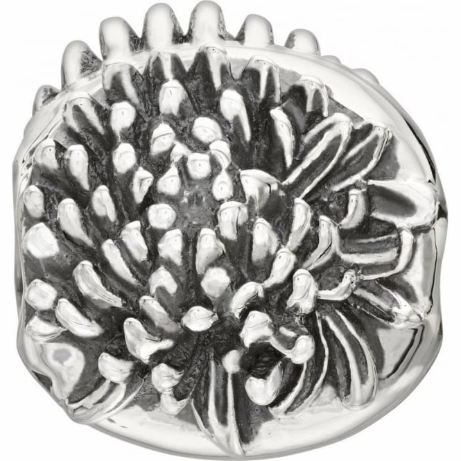 Chamilia Sterling Silver Chrysanthemum November Charm D