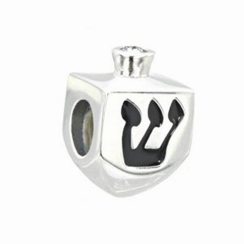 Chamilia Sterling Silver Swarovski Dreidel Charm D