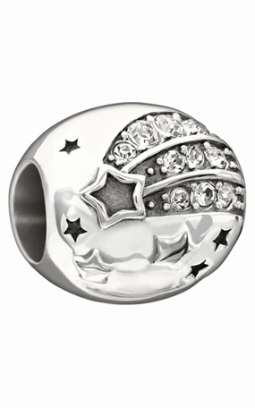 Chamilia Sterling Silver White Swarovski Reach For The Stars Charm