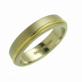 Charles Green 2 Colour Wedding Ring