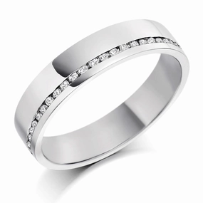 Charles Green Diamond Set Wedding Ring
