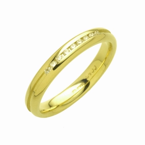 Charles Green Diamond Set Wedding Ring