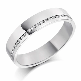 Charles Green Diamond Set Wedding Ring