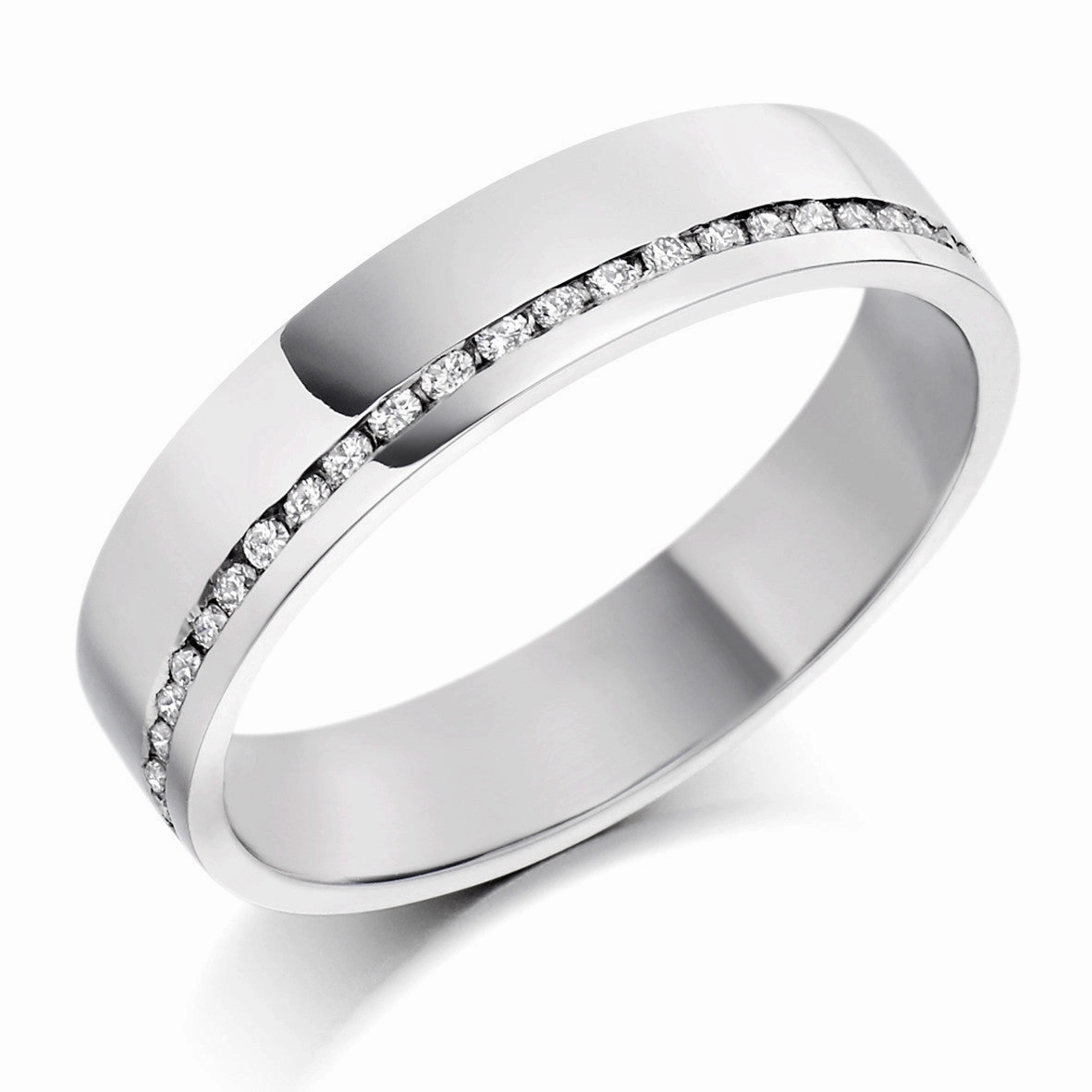 Charles Green Diamond Set Wedding Ring