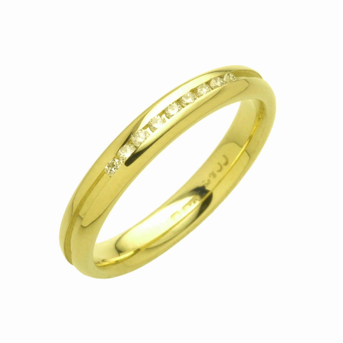Charles Green Diamond Set Wedding Ring
